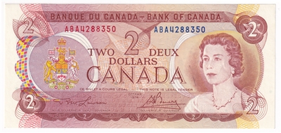 BC-47a-i 1974 Canada $2 Lawson-Bouey, ABA, AU