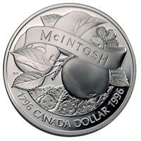 1996 Canada $1 Bicentennial of John McIntosh Proof Sterling Silver Dollar