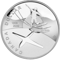 2009 Canada 100th Anniversary of Flight in Canada Proof Silver Dollar