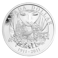 RDC 2011 Parks Canada 100th Anniversary Proof Silver Dollar (scratched capsule)