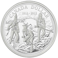 2012 Canada War of 1812 Bicentennial Proof Silver Dollar (No Tax)