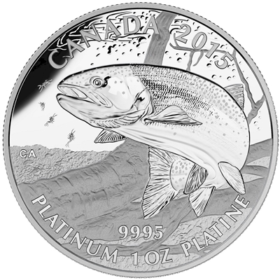 2015 Canada $300 N.A. Sportfish - Rainbow Trout Platinum (No Tax)