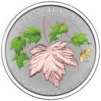 2017 Canada $300 Maple Leaf Forever Platinum Coin (No Tax)