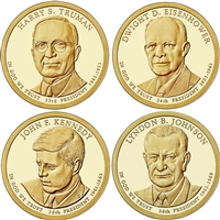 2015 USA Presidential Dollar 8-Coin Set - Both P&D Mints