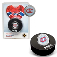 2009 Canada 50-cent Montreal Canadiens Hockey Coin Puck