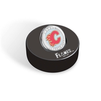 2009 Canada 50-cent Calgary Flames Hockey Coin Puck