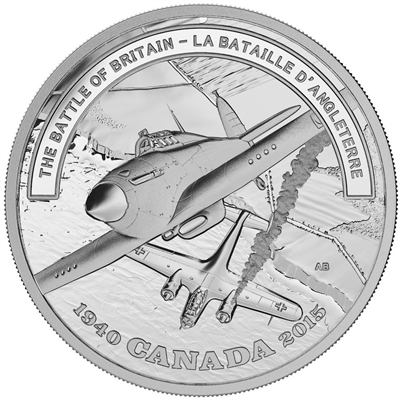 RDC 2015 Canada $20 WWII Battlefront - The Battle of Britain (No Tax) - Impaired
