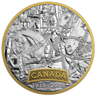 RDC 2018 Canada $20 First World War Allied Forces - Canada (No Tax) impaired