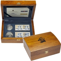 RDC 2004 Canada Ile Sainte-Croix Coin and Stamp Set (No Sleeve)