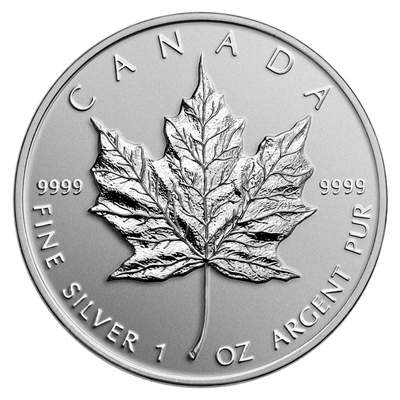 RDC 2014 Canada $5 Maple Leaf Reverse Proof Bullion Replica (No Tax) impaired
