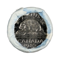 1982 Canada 5-cent Original Roll of 40pcs