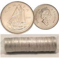 1994 Canada 10-cent Original Roll of 50pcs