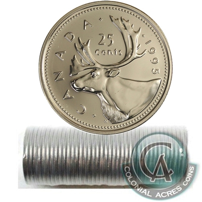 1995 Canada 25-cent Original Roll of 40pcs