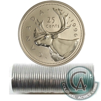 1996 Canada 25-cent Original Roll of 40pcs