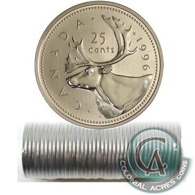 1996 Canada 25-cent Original Roll of 40pcs