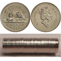 1997 Canada 5-cent Original Roll of 40pcs