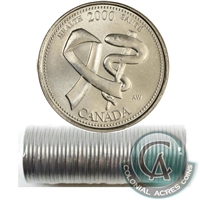 2000 Health - April Canada 25-cent Original Roll of 40pcs
