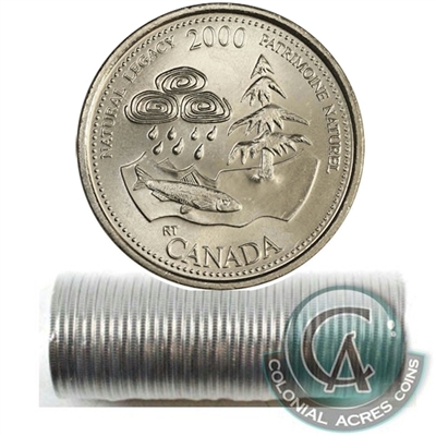 2000 Natural Legacy - May Canada 25-cent Original Roll of 40pcs