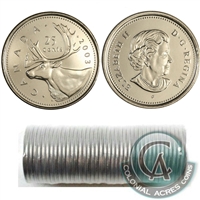 2003-P Canada 25-cent New Effigy Original Roll of 40pcs