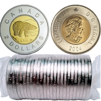 2004 Canada Two Dollar Original Roll of 25pcs