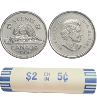 2006-P Canada 5-cent Original Roll of 40pcs