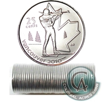 2007 Biathlon Canada 25-cent Original Roll of 40pcs