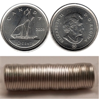 2009 Canada 10-cent Original Roll of 50pcs.
