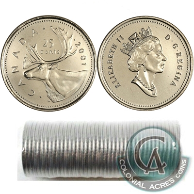 2010 Caribou Canada 25-cent Original Roll of 40pcs