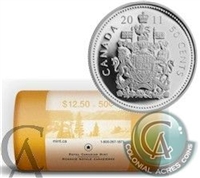 2011 Canada 50-cent Original Wrapped Roll of 25pcs