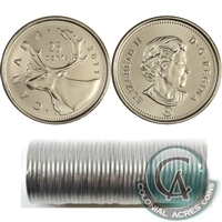 2011 Caribou Canada 25-cent Original Roll of 40pcs