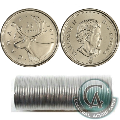 2011 Caribou Canada 25-cent Original Roll of 40pcs