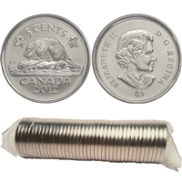 2012 Canada 5-cent Original Roll of 40pcs.