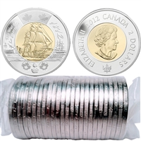 2012 Canada War of 1812 HMS Shannon Two Dollar Original Roll of 25pcs