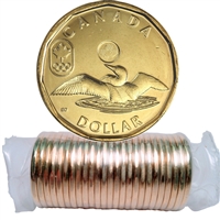 2012 Lucky Loon (Olympic) Canada Dollar Original Roll of 25pcs