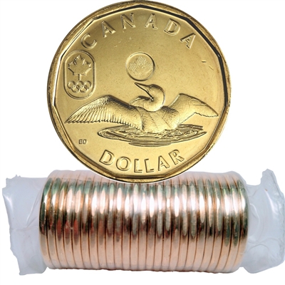 2012 Lucky Loon (Olympic) Canada Dollar Original Roll of 25pcs