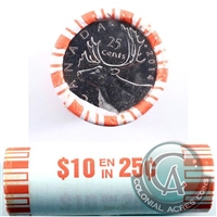 2014 Caribou Canada 25-cent Original Roll of 40pcs.