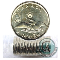 2014 Lucky Loon Canada Dollar Original Roll of 25pcs