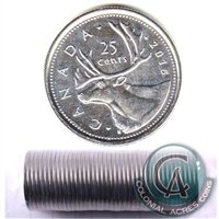 2015 Caribou Canada 25-cent Original Roll of 40pcs.