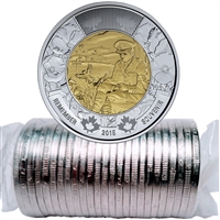 2015 Canada In Flanders Fields Two Dollar Original Roll of 25pcs