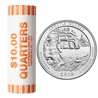 2018-P USA National Parks Quarter - Apostle Islands Original Roll of 40pcs