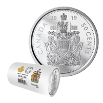 2019 Canada 50-cent Special Wrap Circulation Roll of 25pcs