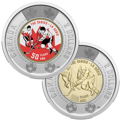 2022 Canada Mixed $2 50th Anniversary of the Summit Series Original Roll of 25pcs