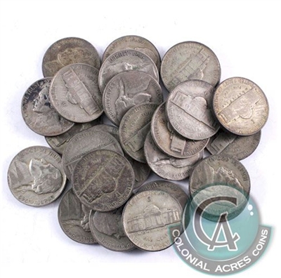 1942-1945 Scrap U.S. Wartime Nickel (The price quoted is per coin)