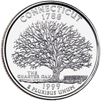 1999-D Connecticut USA Statehood Quarters (MS-60)