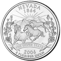 2006-D Nevada USA Statehood Quarter Uncirculated (MS-60)