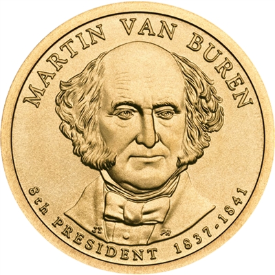 2008-P USA Presidential Dollar - Martin Van Buren Uncirculated (MS-60)