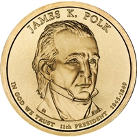 2009-D USA Presidential Dollar - James Polk Uncirculated (MS-60)