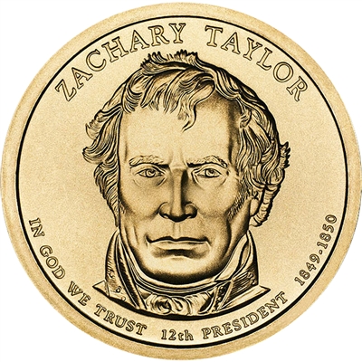 2009-D USA Presidential Dollar - Zachary Taylor Uncirculated (MS-60)