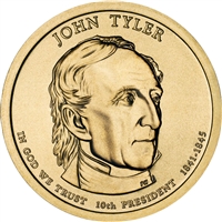 2009-P USA Presidential Dollar - John Tyler Uncirculated (MS-60)