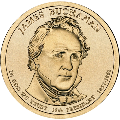 2010-P USA Presidential Dollar - James Buchanan Uncirculated (MS-60)